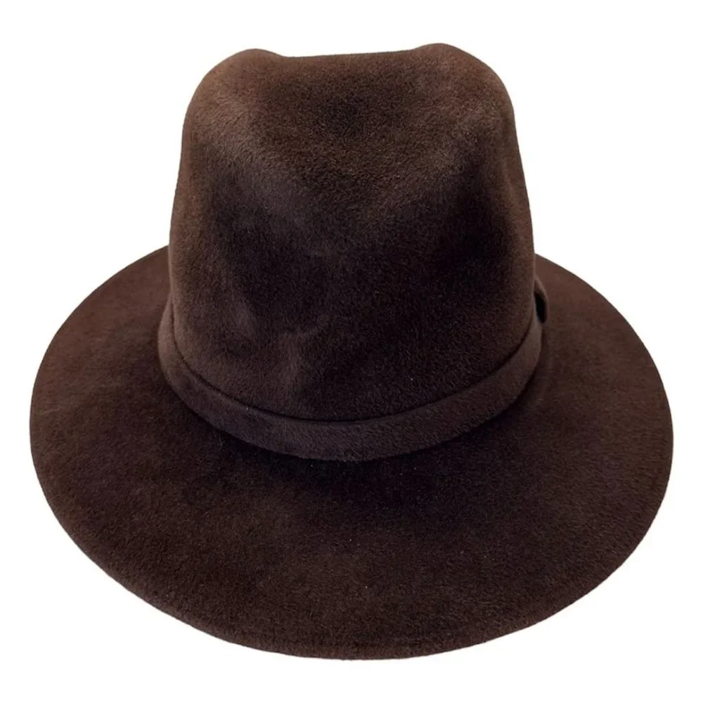 Vintage Brown Launcelot Genuine Velour Hat - Picture 8 of 9